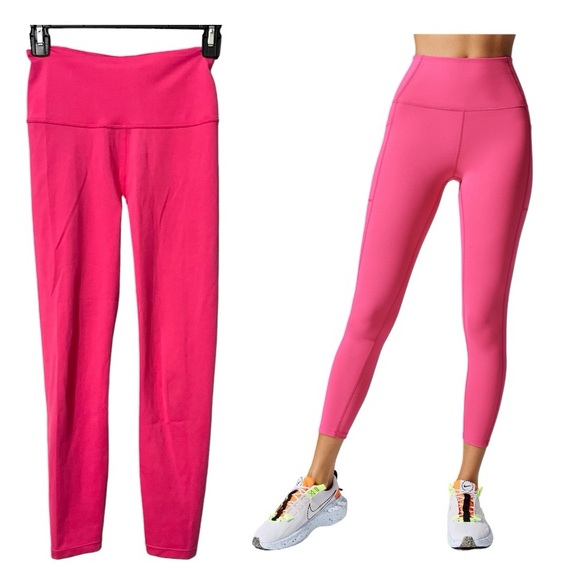 Carbon38 Pink High Waist Leggings Pants Size Small - Picture 7 of 7
